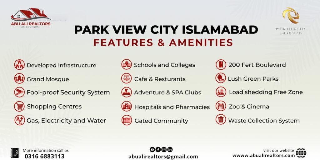 Park View City Features and Amenties